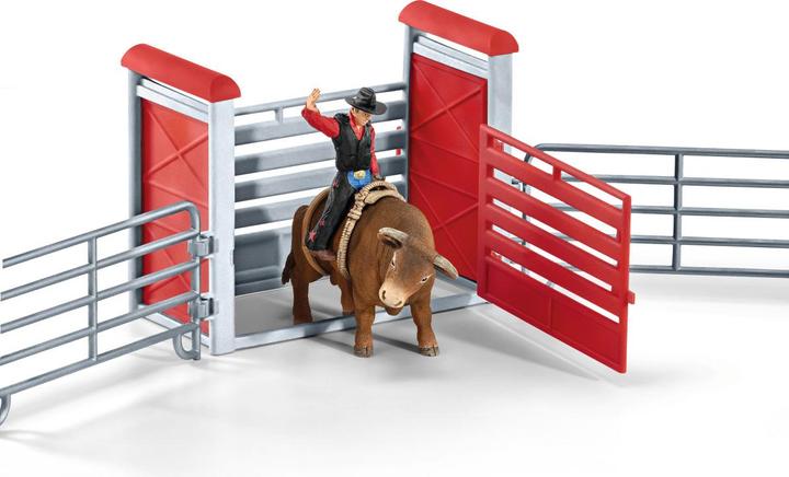 Actual product image Schleich Bull Riding with Cowboy