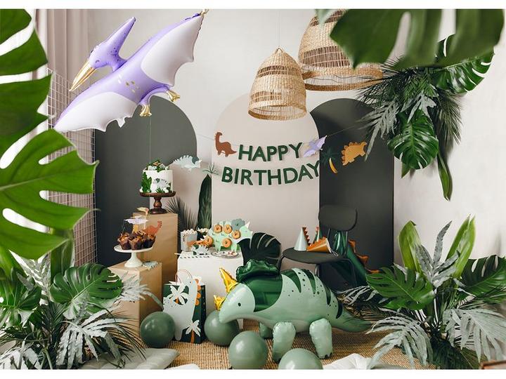 Image du produit Partydeco Topper de gâteau Dinosaure mix, 8-12 cm, 6 pièces