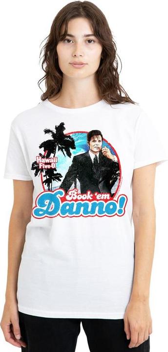 Actual product image Hawaii Five-0 Unisex Adult Book Em Danno T-Shirt (M)