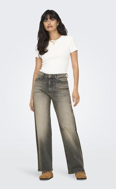Immagine prodotto Only ONLJUICY Hohe Taille Weiter Beinschnitt Jeans Jeans mit weitem Bein (25)