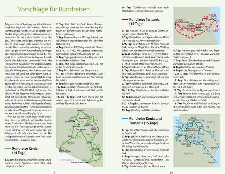 Produktbild Reise-Handbuch Reiseführer Kenia, Tansania (Deutsch, Diana Schreiber, Sandra Rudolph-Msuya, 2023)