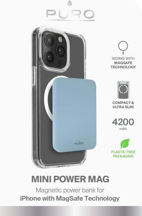 Immagine prodotto Puro Mini Power Mag (4200 mAh, 5 W, 5 Wh)