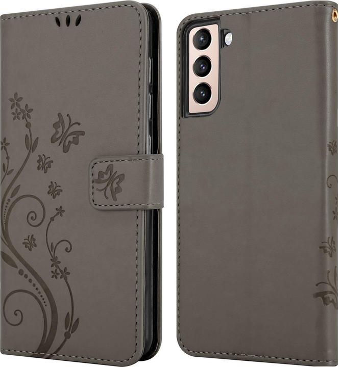 Actual product image Cadorabo Flower Book cover (Samsung Galaxy S21 5G)