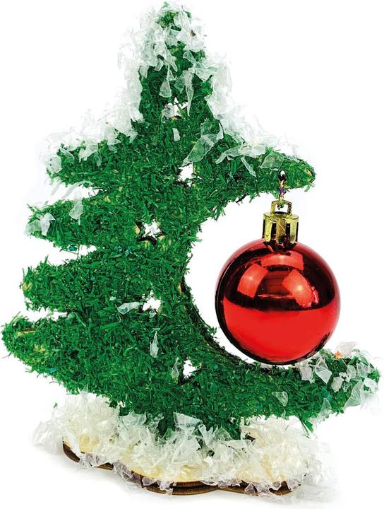 Immagine prodotto Albero di Natale artigianale in legno con gingilli natalizi (1 -parte)
