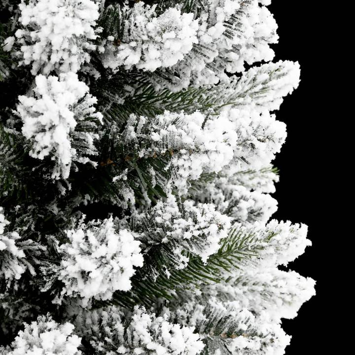 Produktbild VidaXL Künstlicher Weihnachtsbaum Schlank mit Schnee 240 cm PVC & PE (240 cm)