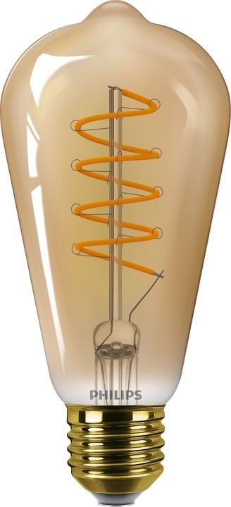 Actual product image Philips Professional Lamp MASTER VLE LEDBulb D 4-25W E27 ST64 GOLD SP G (E27, 4 W, 250 lm, 1 x, E)