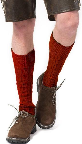 Actual product image PartyChimp Oktoberfest knee socks socks deluxe red size 39-42 (39 - 42)