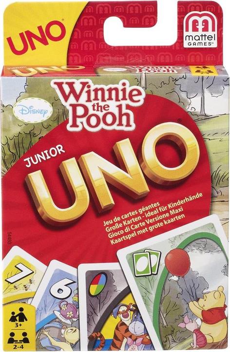 Produktbild Mattel Games UNO Junior mit Winnie Puuh (Deutsch, Französisch, Italienisch)