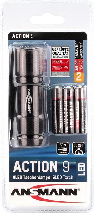 Actual product image Ansmann Action 9 (9.50 cm, 20 lm)