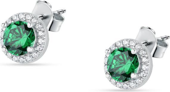 Produktbild La Petite Story Elegant silver earrings with green zircons Silver LPS01AWV03 (925er Silber)