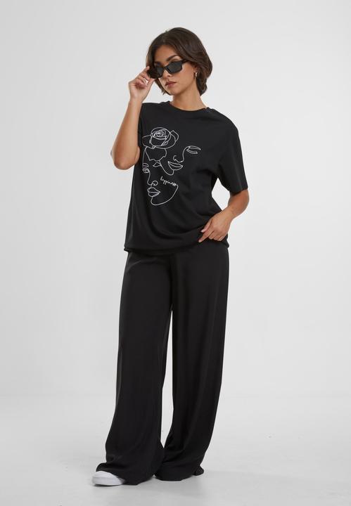 Image du produit Merchcode Ladies One Line Rose Tee (S)