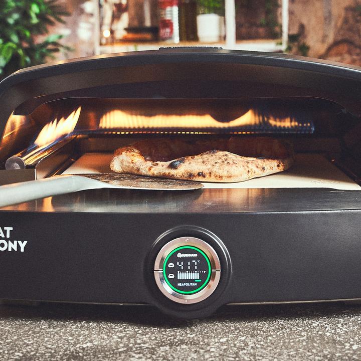 Immagine prodotto Burnhard Barbecue a gas con 1 bruciatore WAYNE JR. 3,6 kW - Barbecue portatile da balcone (Forno per pizza a gas)