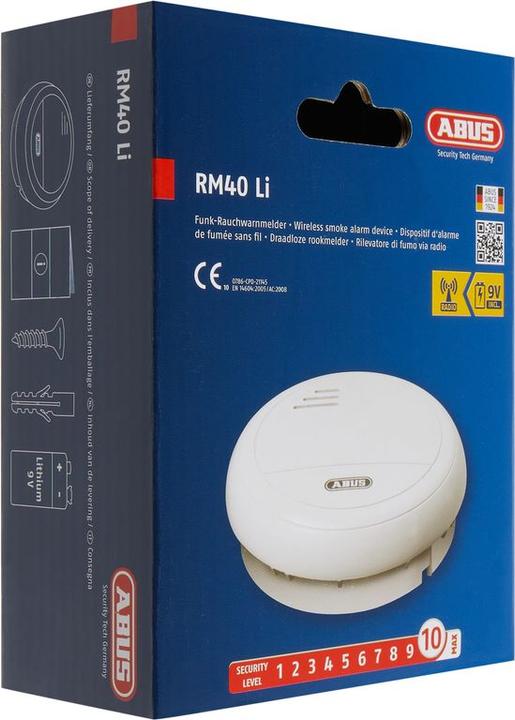 Produktbild Abus Rauchmelder RM40 Li Funk