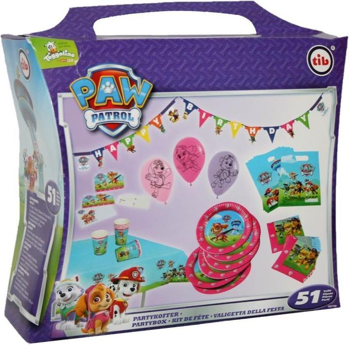 Actual product image Tib Party Set Paw Patrol Girls
