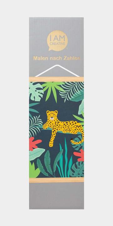 Produktbild I Am Creative Malen nach Zahlen, Jaguar, Wanddekoration