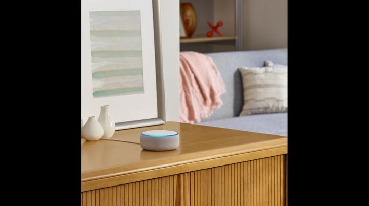 Actual product image Amazon Echo Dot (3rd gene) (Amazon Alexa, IFTTT)