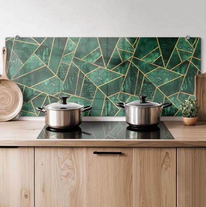 Actual product image Trenddeko Dark green emerald (100 x 40 cm)