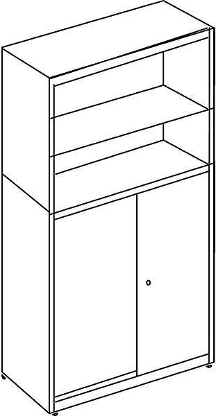 Actual product image Mauser Cabinet combination with sliding doors