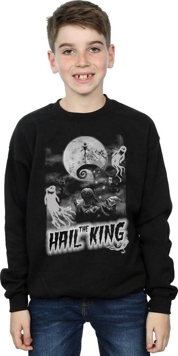 Actual product image Disney Boys Nightmare Before Christmas Hail The King Sweatshirt (116)
