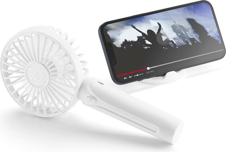 Immagine prodotto Cellularline Ventilatore Breezy bianco Ventilatore portatile con funzione di supporto PORTABLEFANW