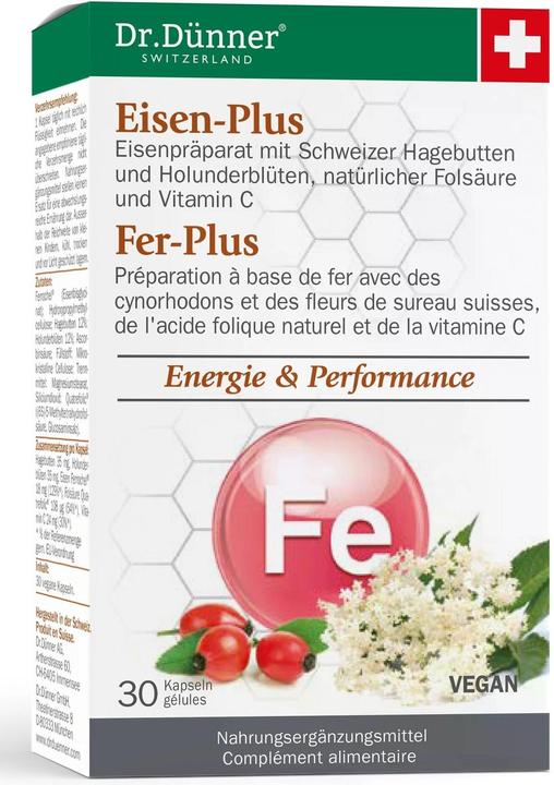 Dr. Dünner Eisen-Plus Kaps (30 Stück, Kapseln, 28 g)