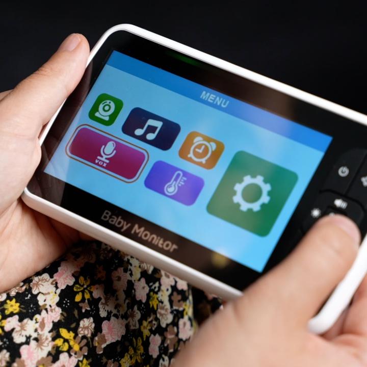 Produktbild Esmée Digitale Babyphone Kamera Wireless 5" LCD Monitor + Temperaturüberwachung (Babyphone mit Kamera, 200 m)