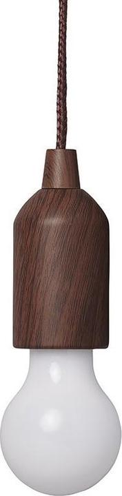 Produktbild ProPlus Retrolampe Holzmotiv mit Kordel 90cm