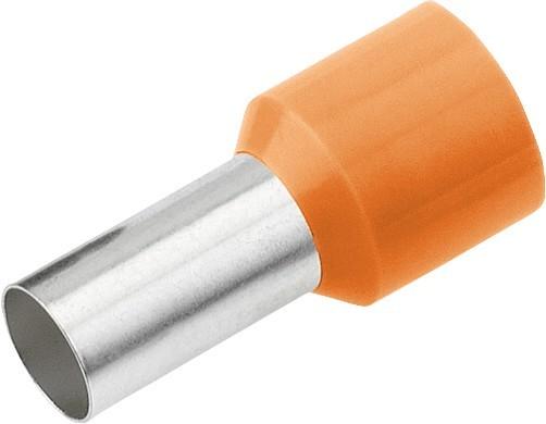 Immagine prodotto Cimco Ghiera terminale del filo 4 mm² 10 mm Parzialmente isolato Arancione 18 1008 100 pz.