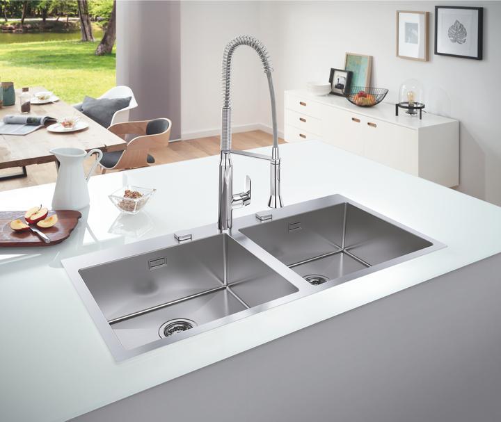 Actual product image Grohe K800 stainless steel sink (49.50 cm, 100.90 cm)