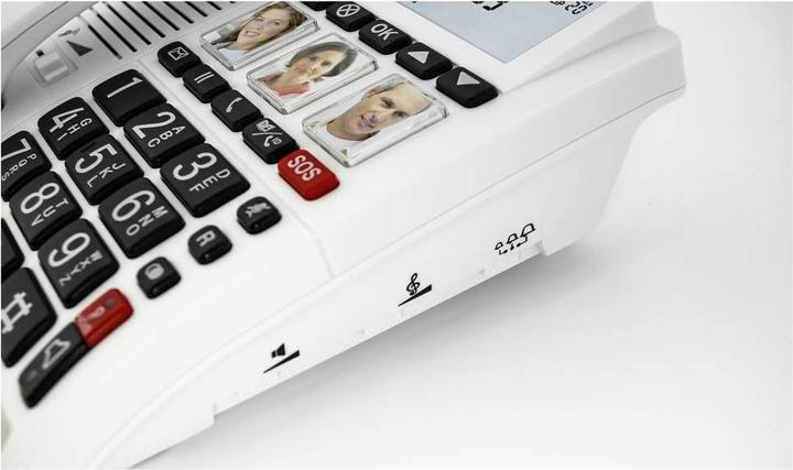 Actual product image Geemarc CL610 Corded emergency telephone with SOS wristband