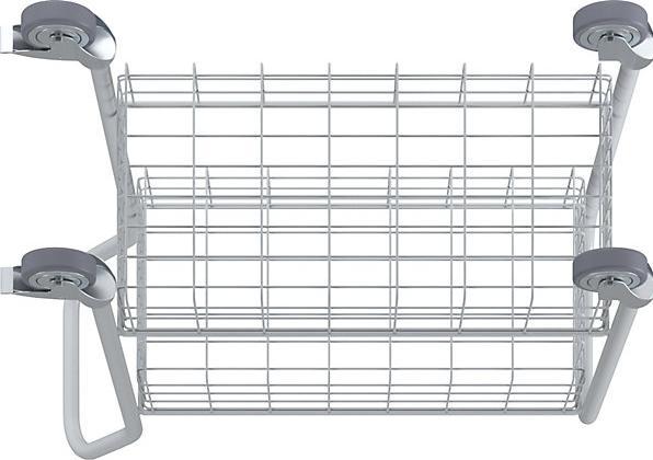 Immagine prodotto eurokraft pro Carrello di distribuzione posta, 2 superfici di carico, portata 200 kg. (200 kg)