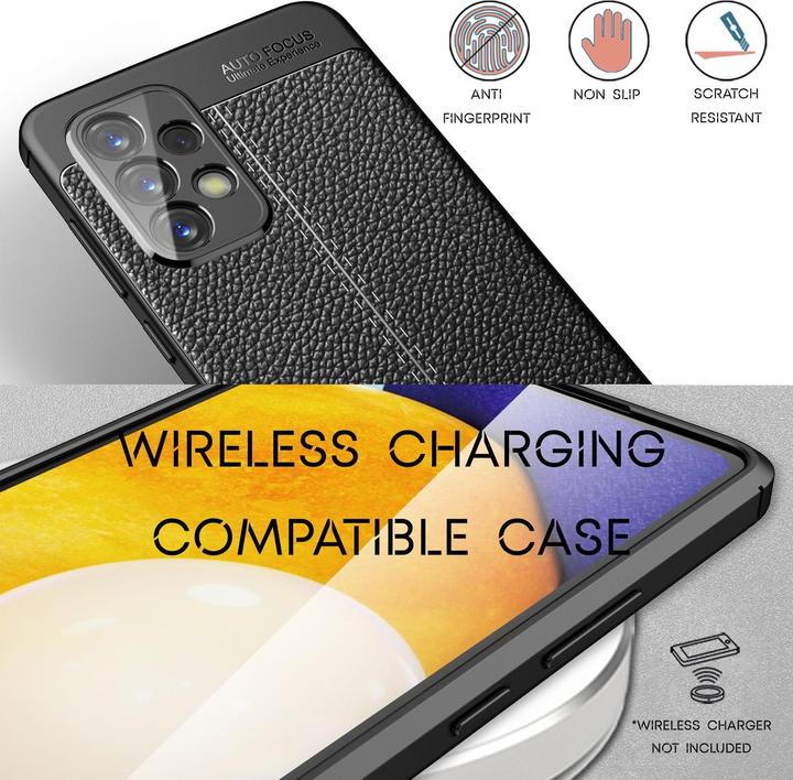 Immagine prodotto Nalia Cover in silicone con aspetto in pelle (Samsung Galaxy A53)