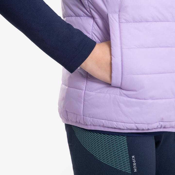 Produktbild Kiprun Laufjacke Kinder 3-in-1 wasserdicht herausnehmbare Innenjacke - lila (122)
