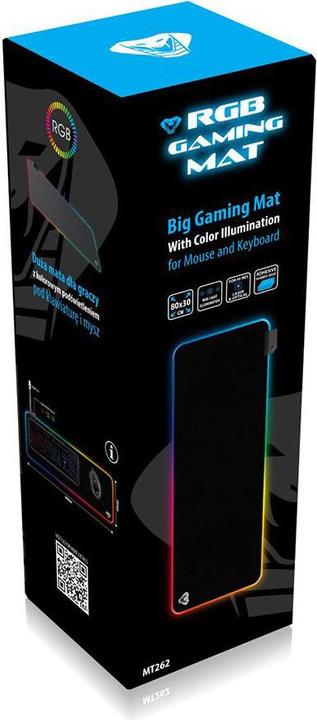 Immagine prodotto Media-Tech Tappetino per mouse per giochi retroilluminati RGB GAMING MAT MT262