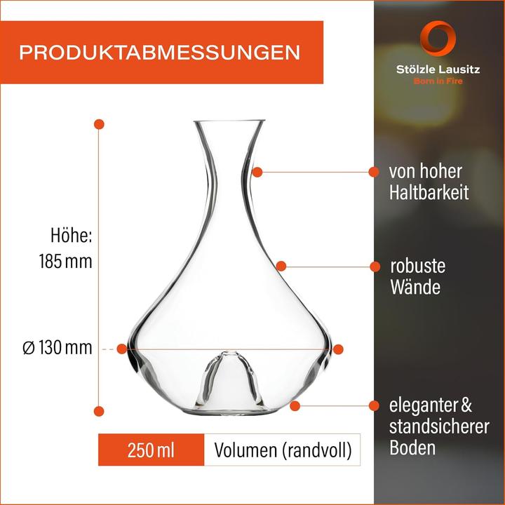 Image du produit Stölzle Dekanter Fire Vulkanos (0.25 l)