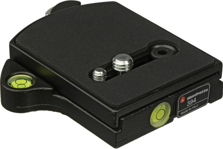 Manfrotto MN 394, quick clamping device, flat version (Tripod quick-release plate)