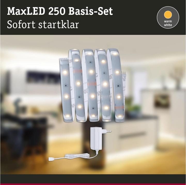 Actual product image Paulmann MaxLED 250 Stripe Set (Warm white, 150 cm, Indoor)