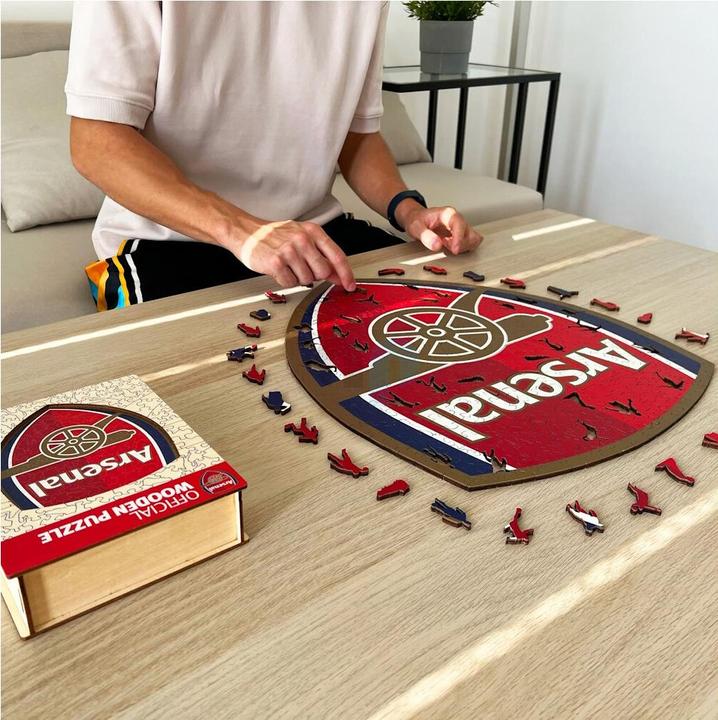 Image du produit Iconic Arsenal FC - Logo - Puzzle en bois Taille M (270 pièces) (270 pièces)
