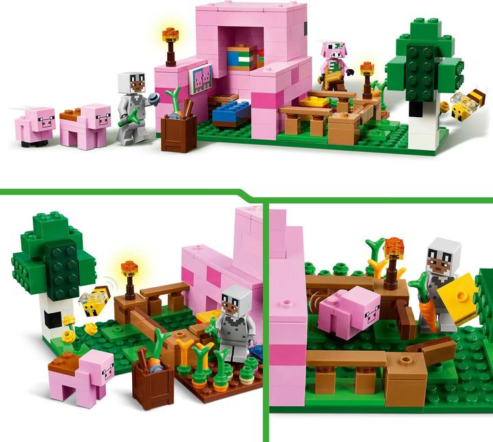 Image du produit LEGO Das Babyschwein-Haus (21268, LEGO Minecraft)