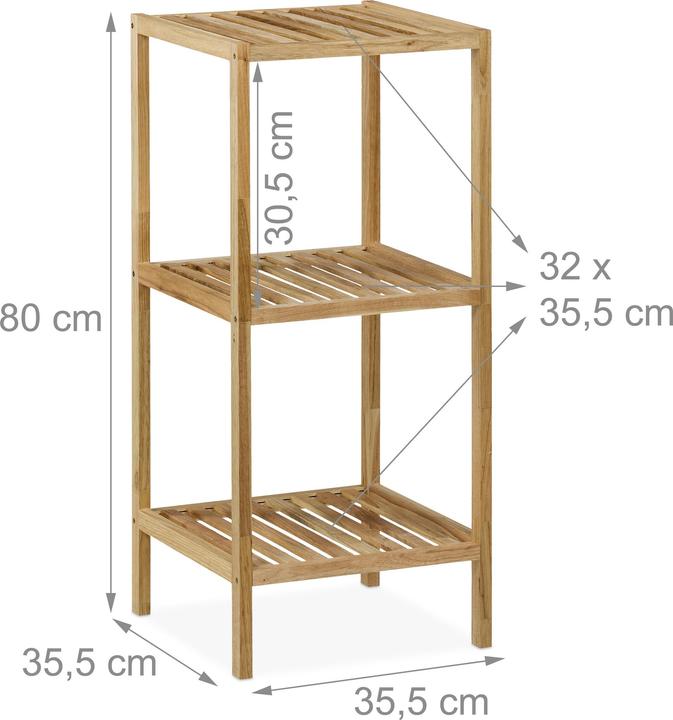 Actual product image Relaxdays Bathroom unit