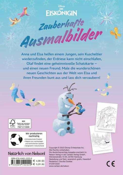 Image du produit Disney La Reine des Glaces coloriages magiques