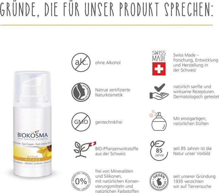 Immagine prodotto Biokosma Active Visage (Crema, 15 ml, Giorno + Notte)