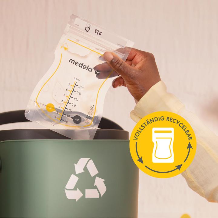Actual product image Medela Easy Pour breast milk bag x25