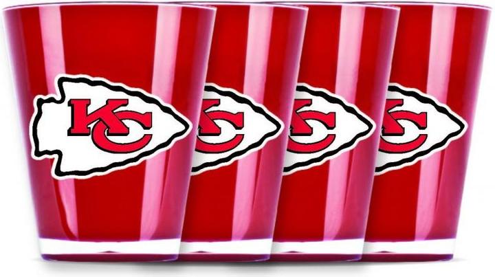 Produktbild NFL Kansas City Chiefs 4 Shot-Gläser