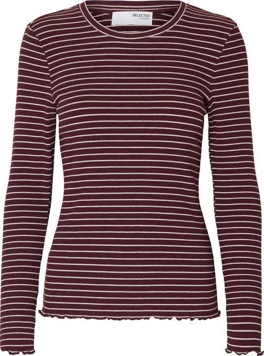 Produktbild Selected Femme Slfanna Ls Crew Neck Tee Str Noos (L)