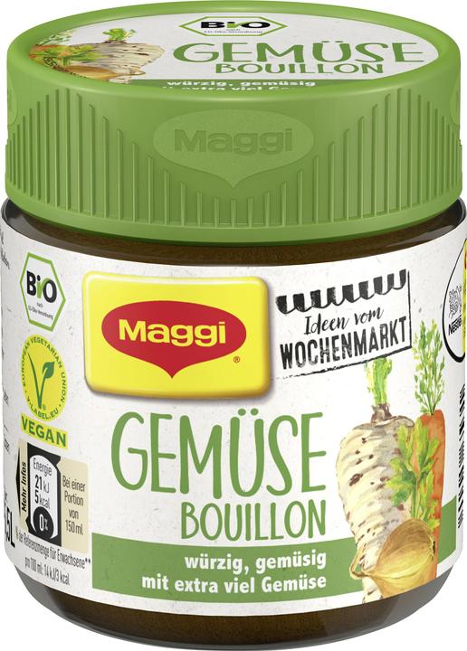 Actual product image Maggi Organic Vegetable Bouillon in a Jar, Yields 5,5 L (5500 ml)
