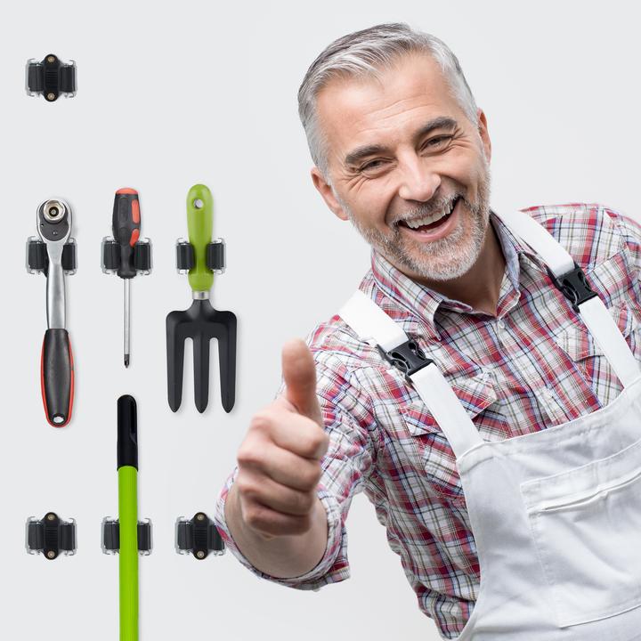 Image du produit Relaxdays Porte-outils jeu de 10, en caoutchouc