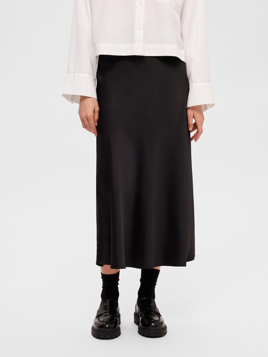 Actual product image Selected Femme Satin Midi Skirt (42)