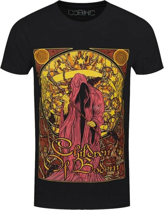 Actual product image Universal Textiles Unisex Adult Nouveau Reaper T-Shirt (L)