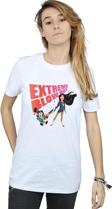 Immagine prodotto Disney Wreck It Ralph Pocahontas And Vanellope Maglietta Ampia Donna (XL)